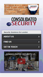 Mobile Screenshot of consolidatedsecurity.co.uk